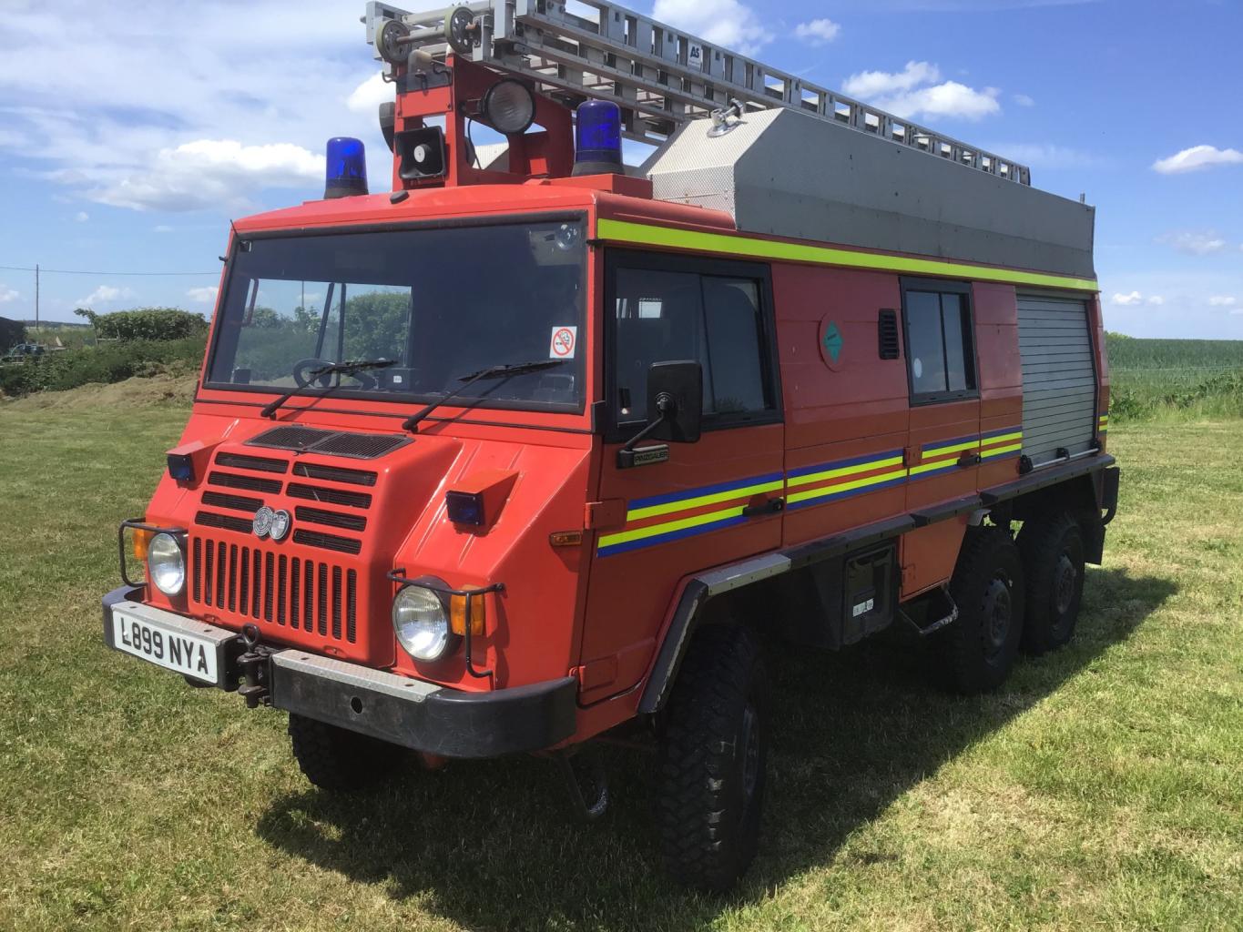 Styer Fire Engine Pinzgauer Steyr Daimler Puch fire engine from Weymouth Van Centre